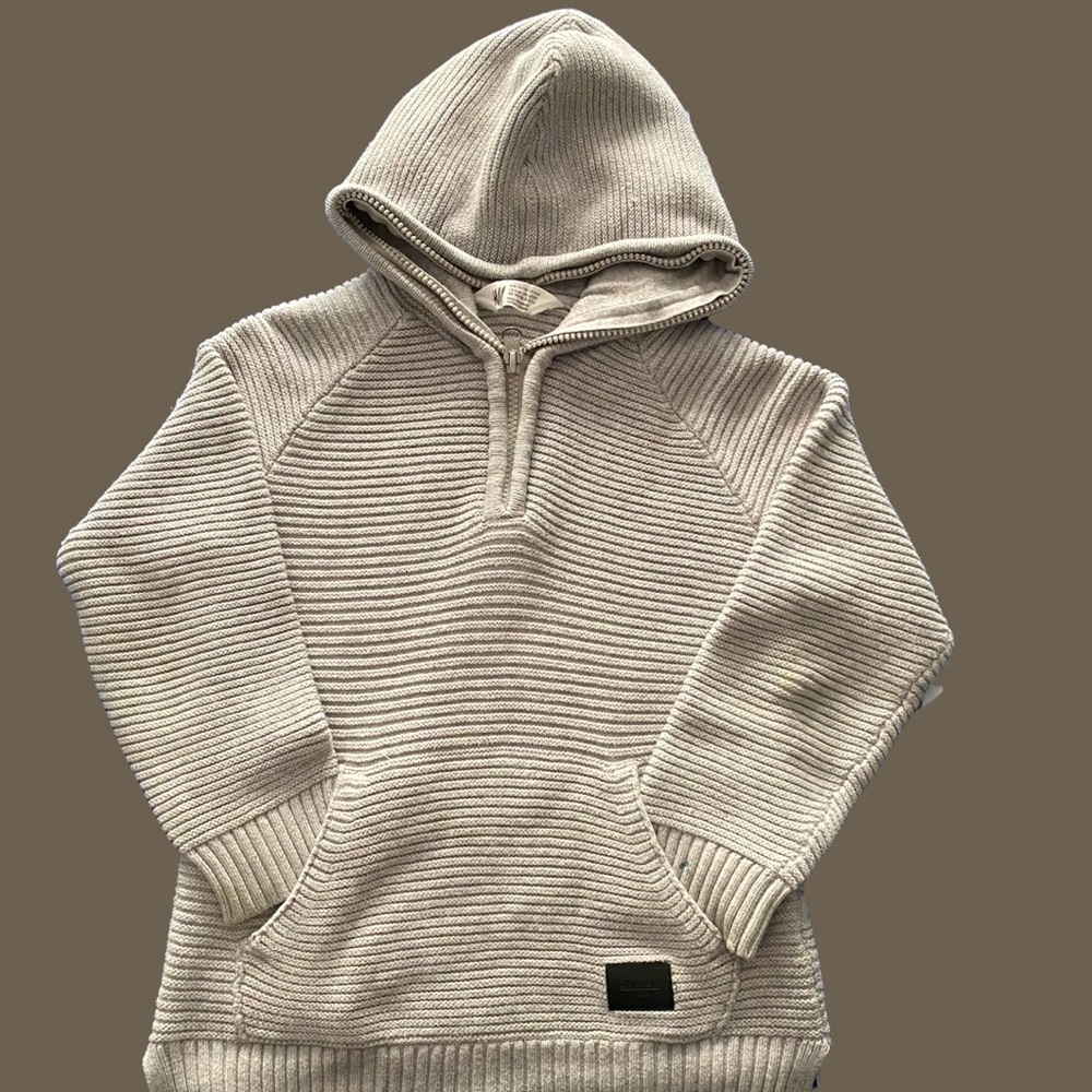 Knitted Boy hoody sweater